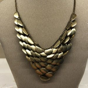 American Eagle gold layered necklace